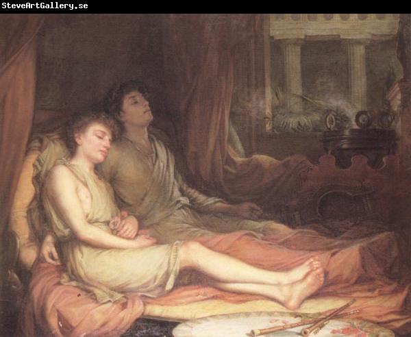 John William Waterhouse Sleep and his Half-Brother